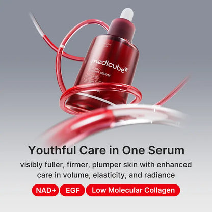 [NEW] [medicube] NAD+ EGF Firming Serum | NAD+, EGF, Collagen Extract, Anti-aging, Plumping, Radiance Boosting Serum | Cares for Look of Fine Lines, Skin Elasticity & Firmness For Youthful-looking Skin (30ml / 1.01 fl. oz.) | Korean Skincare, K-Beauty