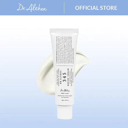 345 Relief Cream - Daily Face Moisturizer, Blemish Relief Care, Soothing Recovery