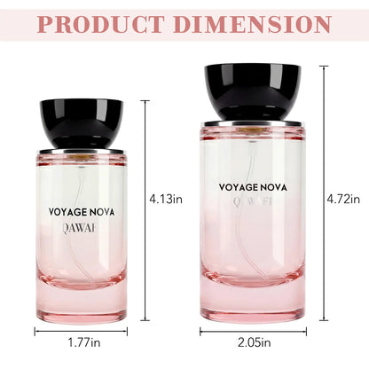 Voyage Nova | Rosey Fruity Floral | Extrait De Parfum 50ml | Long Lasting Luxury Fragrance | Daily women's perfume rose vibrant for women Summervibes Alluring summerwins,summer outifit